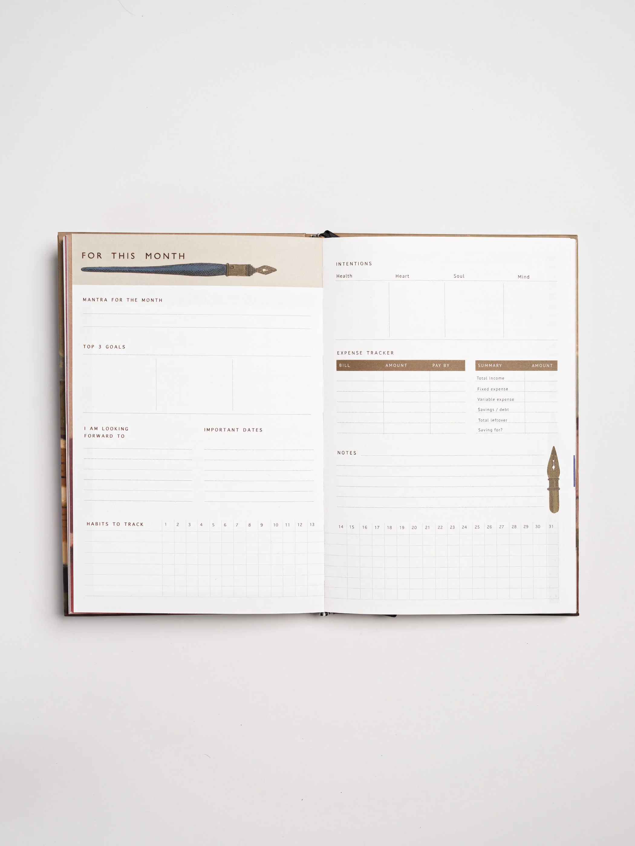 2026 Hardbound Planner | Noir - Image 15