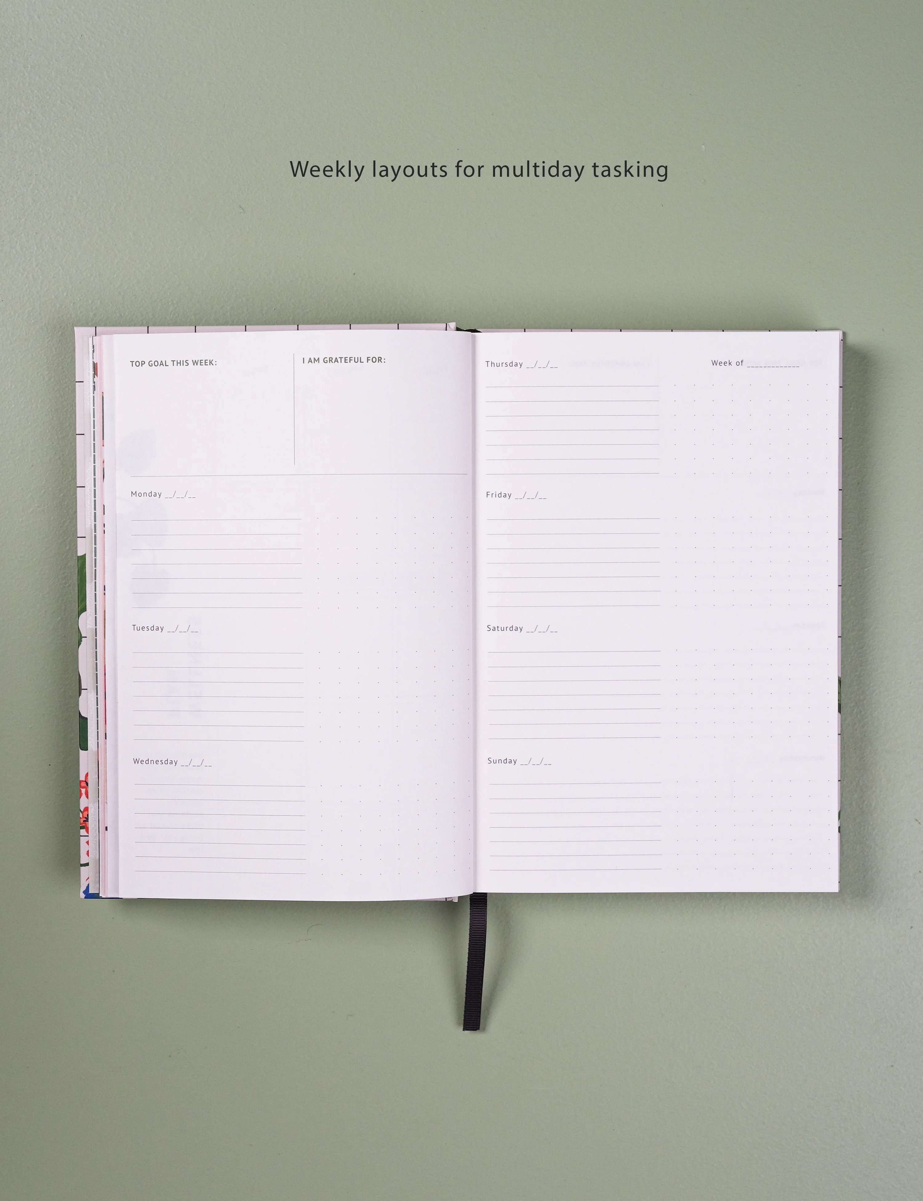 Undated Yearly Planner | Poppy Fields - Image 4