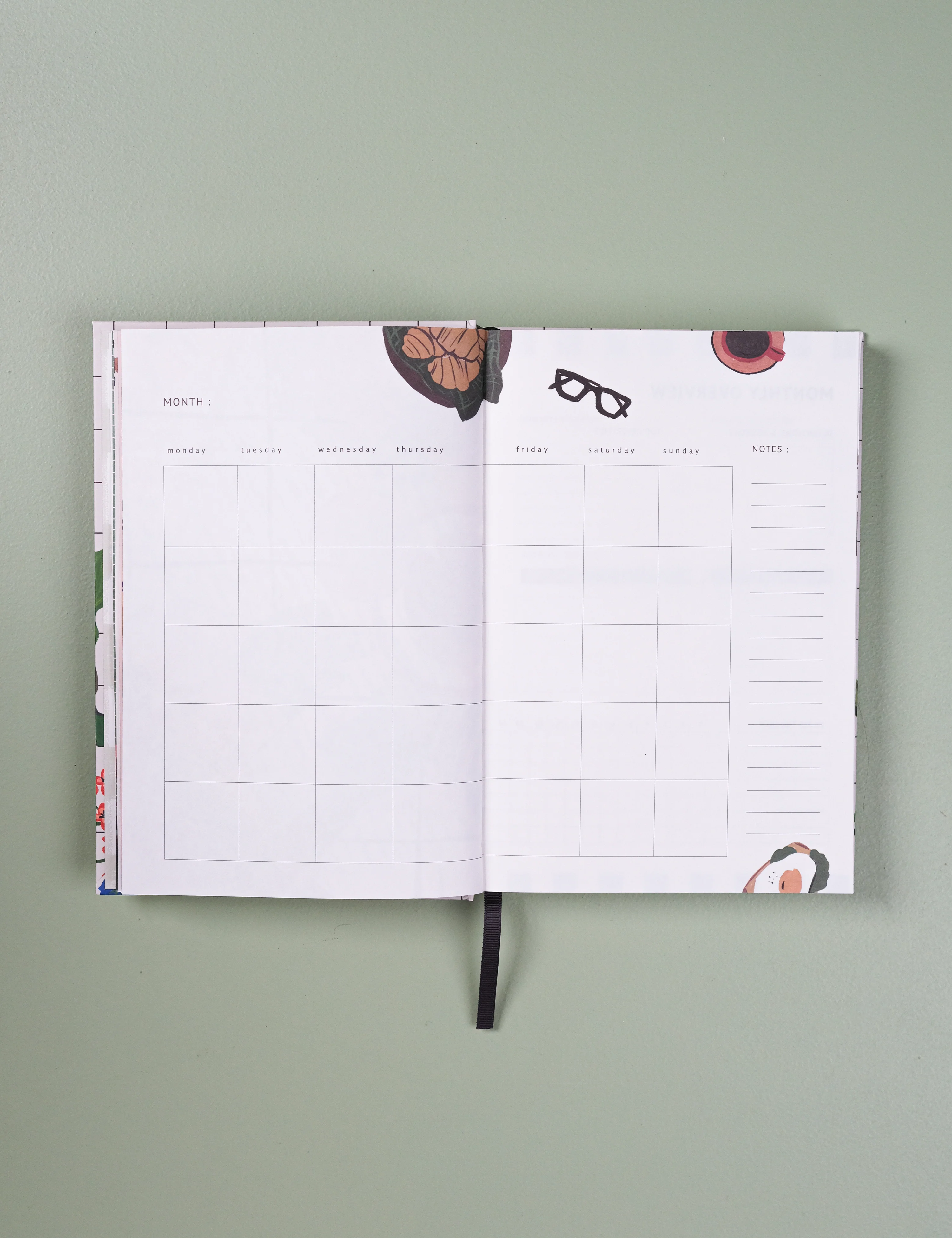 Undated Yearly Planner | Poppy Fields - Image 9