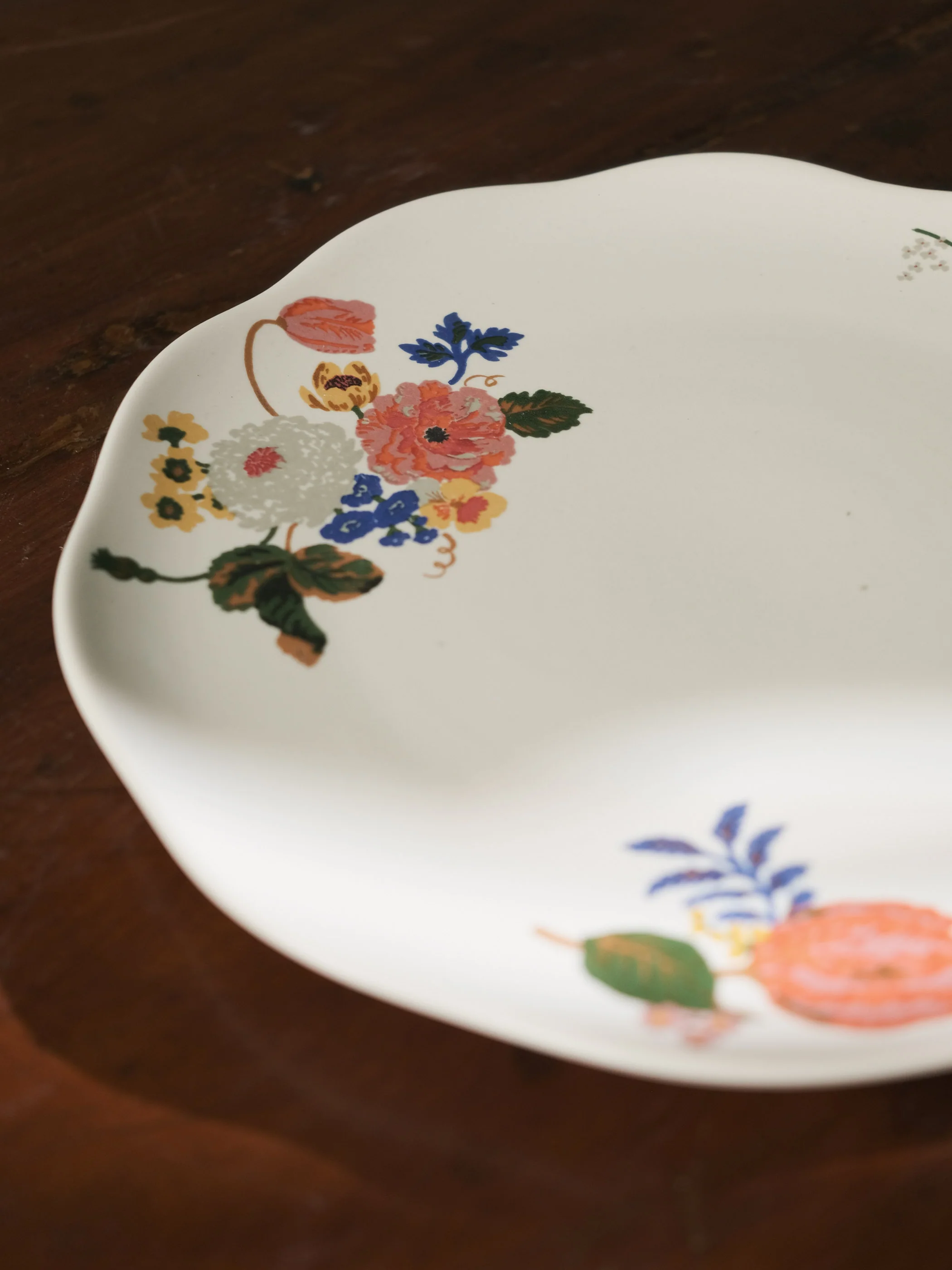 Vintage Botanical Dinner Plate - Image 3