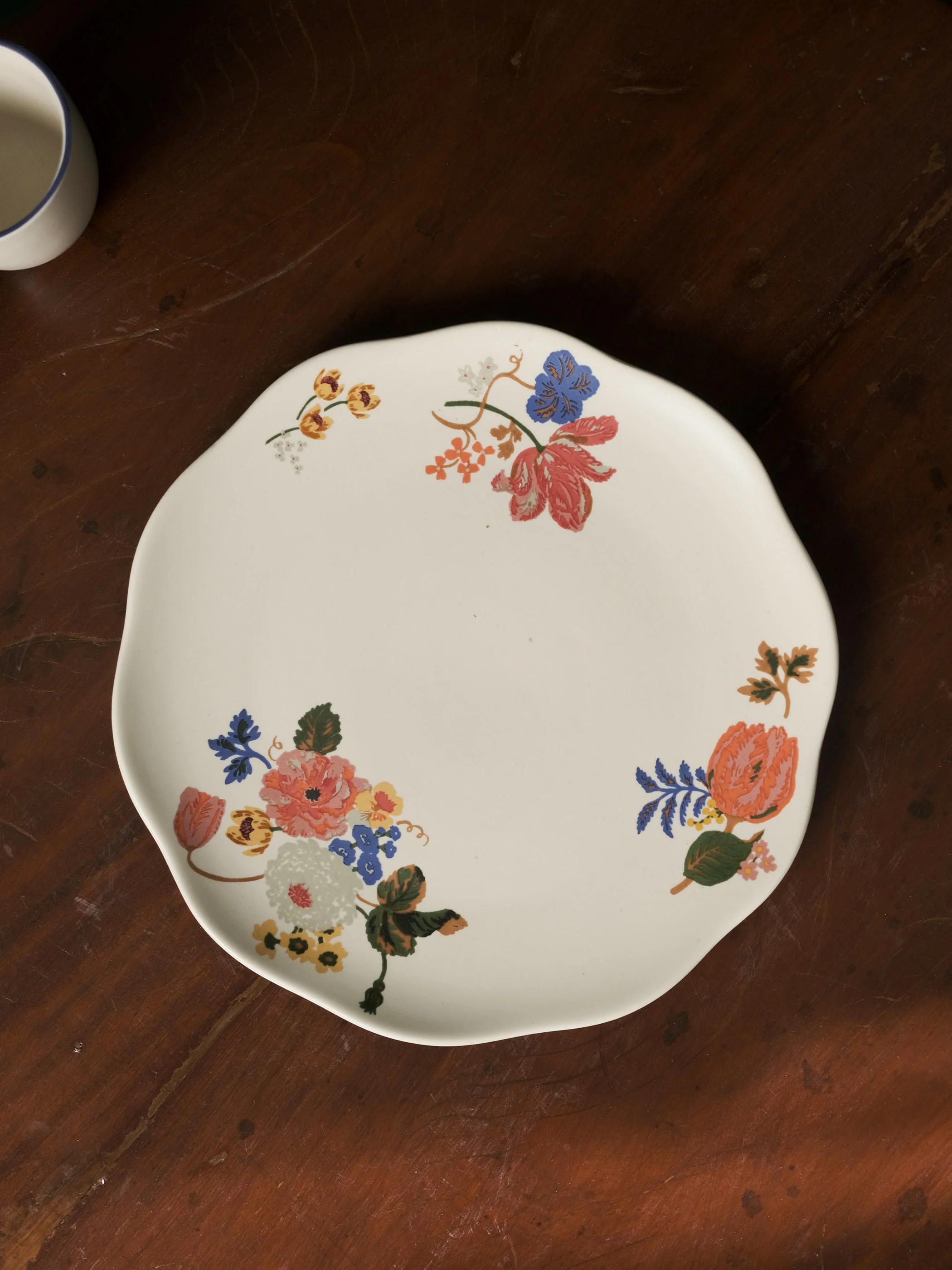 Vintage Botanical Dinner Plate - Image 4